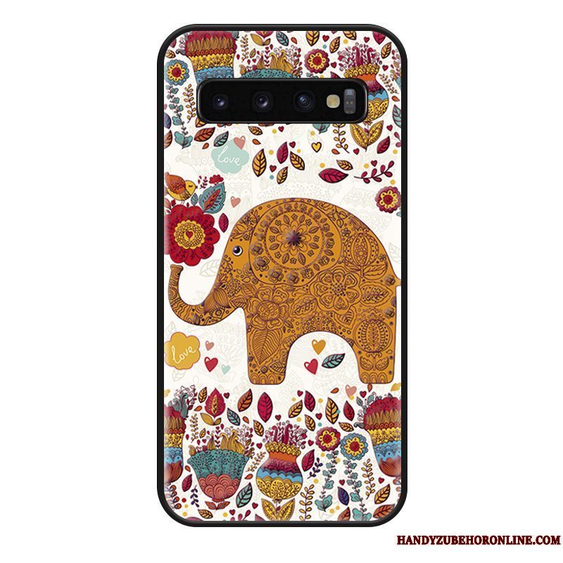 Etui Samsung Galaxy S10 Kreativ Hængende Ornamenter Trendy, Cover Samsung Galaxy S10 Cartoon Elskeren Telefon