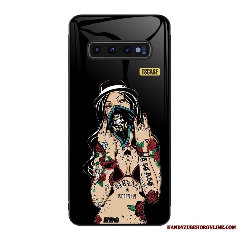 Etui Samsung Galaxy S10+ Kreativ Led Europa, Cover Samsung Galaxy S10+ Tasker Glas Trendy