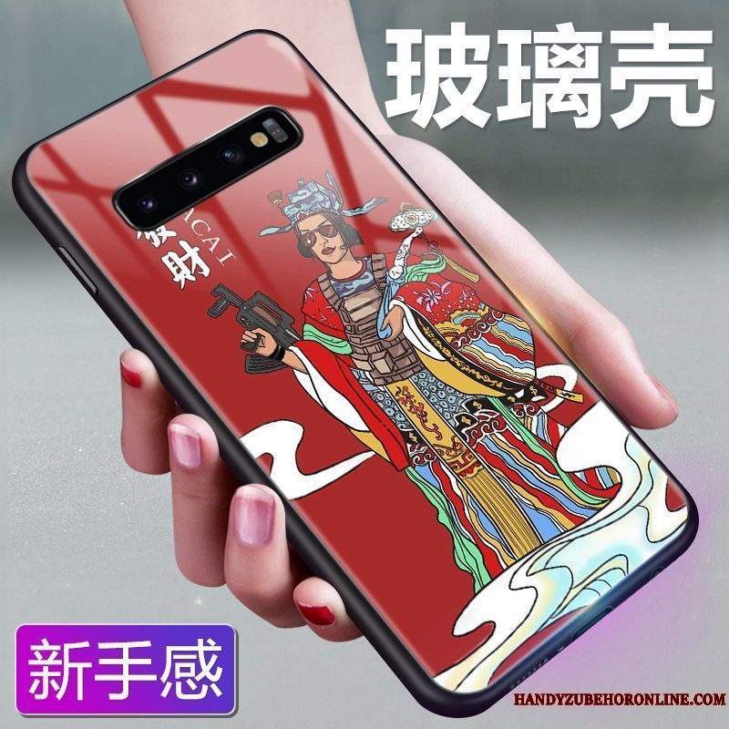 Etui Samsung Galaxy S10 Kreativ Trend Anti-fald, Cover Samsung Galaxy S10 Beskyttelse Wealth Af Personlighed