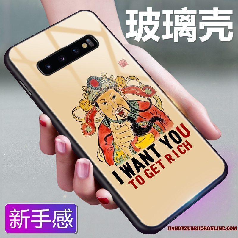 Etui Samsung Galaxy S10 Kreativ Trend Anti-fald, Cover Samsung Galaxy S10 Beskyttelse Wealth Af Personlighed