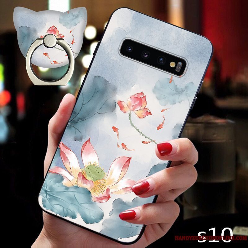 Etui Samsung Galaxy S10 Kreativ Trendy Kinesisk Stil, Cover Samsung Galaxy S10 Beskyttelse Af Personlighed Telefon