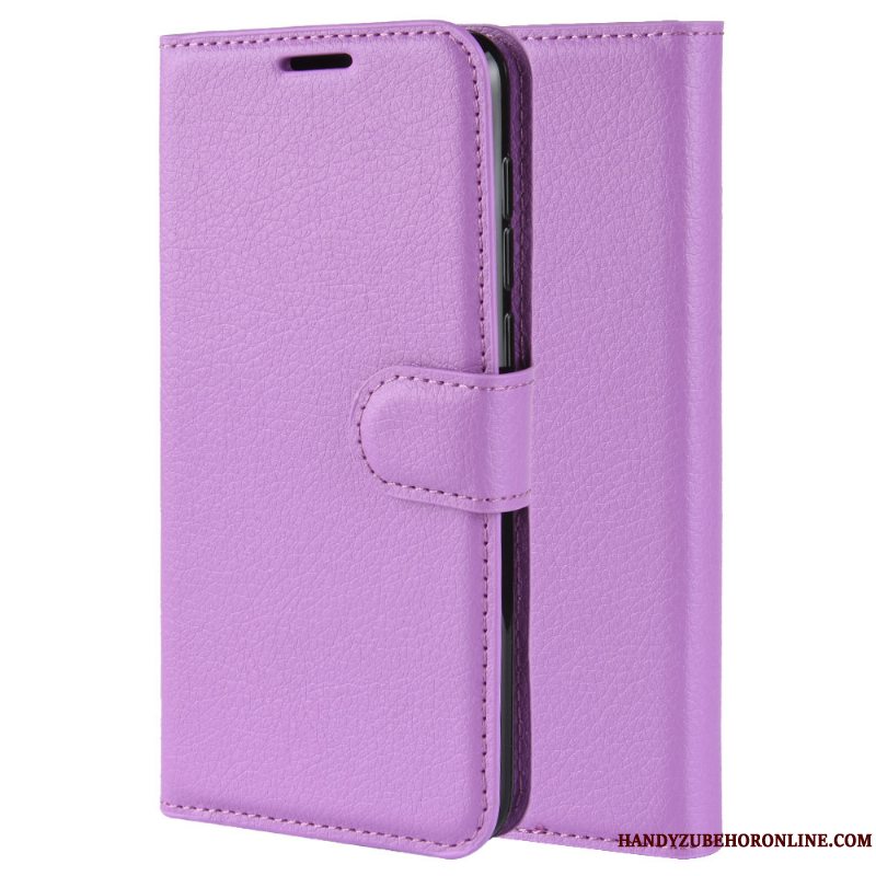 Etui Samsung Galaxy S10 Lite Beskyttelse Litchi Anti-fald, Cover Samsung Galaxy S10 Lite Blå Mønster