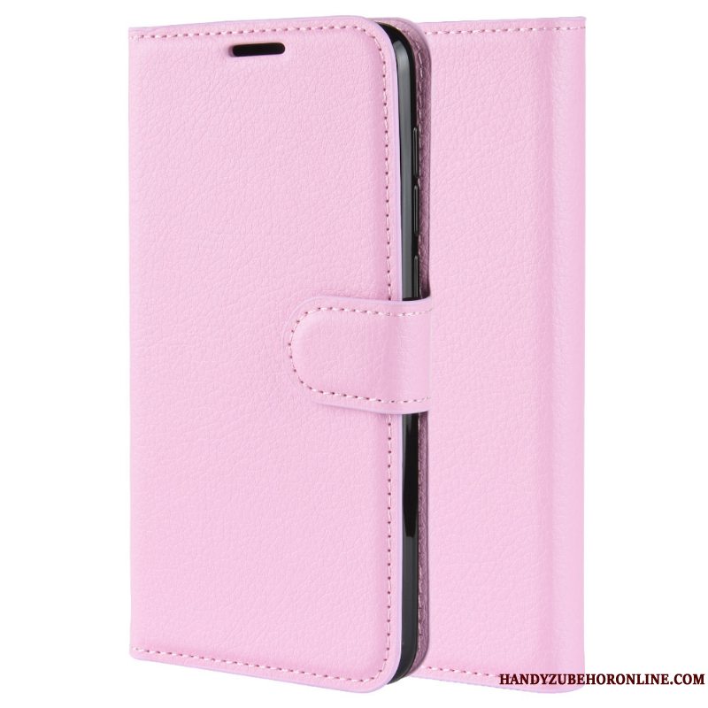 Etui Samsung Galaxy S10 Lite Beskyttelse Litchi Anti-fald, Cover Samsung Galaxy S10 Lite Blå Mønster