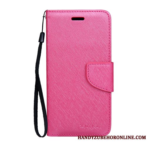 Etui Samsung Galaxy S10 Lite Folio Telefonlyserød, Cover Samsung Galaxy S10 Lite Læder Mønster Måned