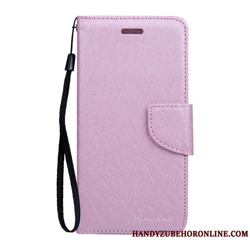 Etui Samsung Galaxy S10 Lite Folio Telefonlyserød, Cover Samsung Galaxy S10 Lite Læder Mønster Måned