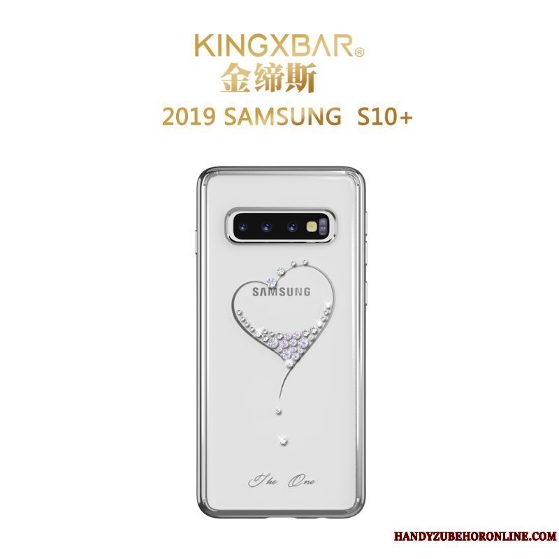 Etui Samsung Galaxy S10+ Mode Ny Telefon, Cover Samsung Galaxy S10+ Kreativ Guld Scratch