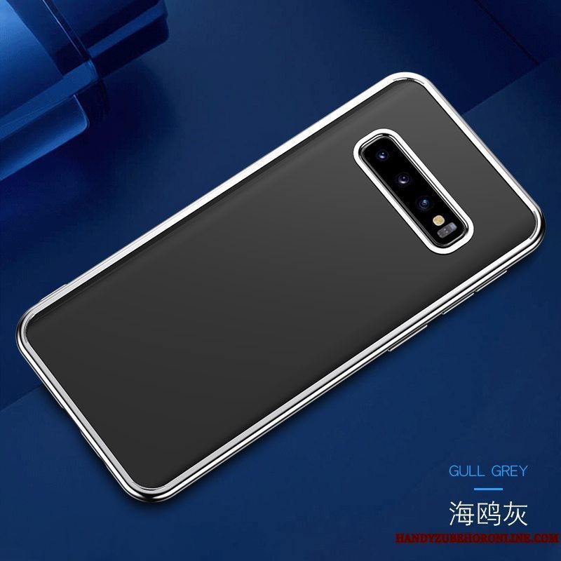 Etui Samsung Galaxy S10+ Silikone Trend Trendy, Cover Samsung Galaxy S10+ Blød Gennemsigtig Gul