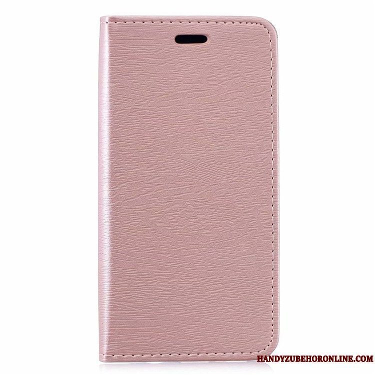 Etui Samsung Galaxy S10 Support Lyserød Mønster, Cover Samsung Galaxy S10 Læder Anti-fald Kort