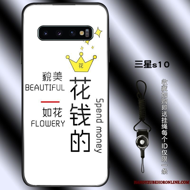 Etui Samsung Galaxy S10 Tasker Af Personlighed Simple, Cover Samsung Galaxy S10 Silikone Ungdom Telefon