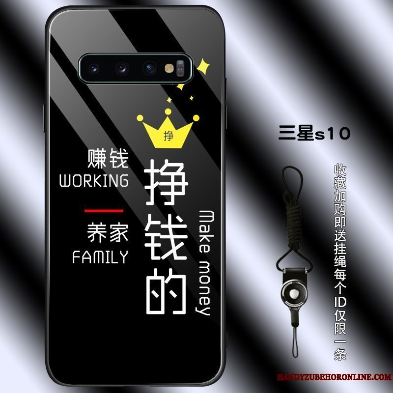 Etui Samsung Galaxy S10 Tasker Af Personlighed Simple, Cover Samsung Galaxy S10 Silikone Ungdom Telefon