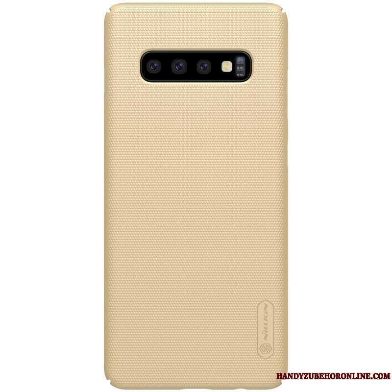 Etui Samsung Galaxy S10+ Tasker Anti-fald Hård, Cover Samsung Galaxy S10+ Beskyttelse Telefonnubuck