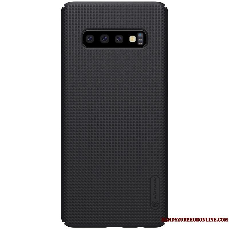 Etui Samsung Galaxy S10+ Tasker Anti-fald Hård, Cover Samsung Galaxy S10+ Beskyttelse Telefonnubuck