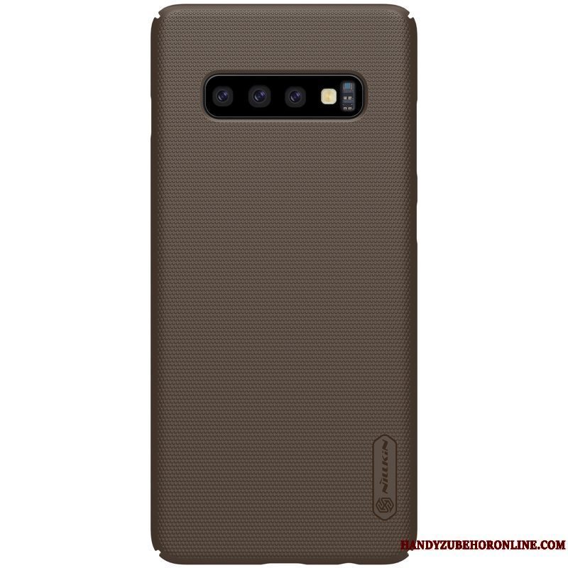 Etui Samsung Galaxy S10+ Tasker Anti-fald Hård, Cover Samsung Galaxy S10+ Beskyttelse Telefonnubuck