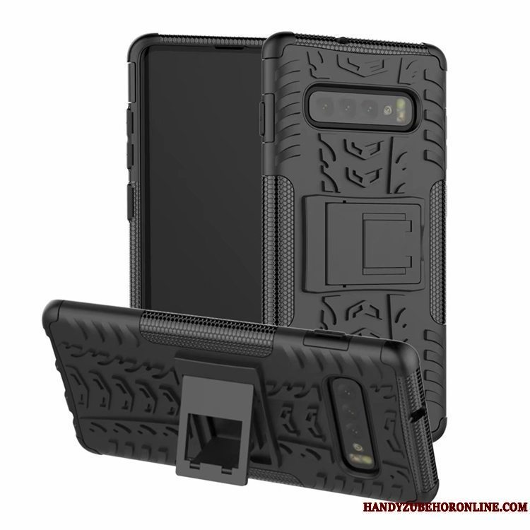 Etui Samsung Galaxy S10 Tasker Anti-fald Rød, Cover Samsung Galaxy S10 Kreativ Skridsikre Telefon