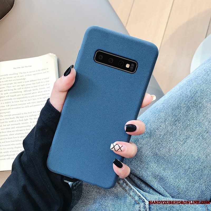 Etui Samsung Galaxy S10+ Tasker High End Tynd, Cover Samsung Galaxy S10+ Kreativ Nubuck Simple