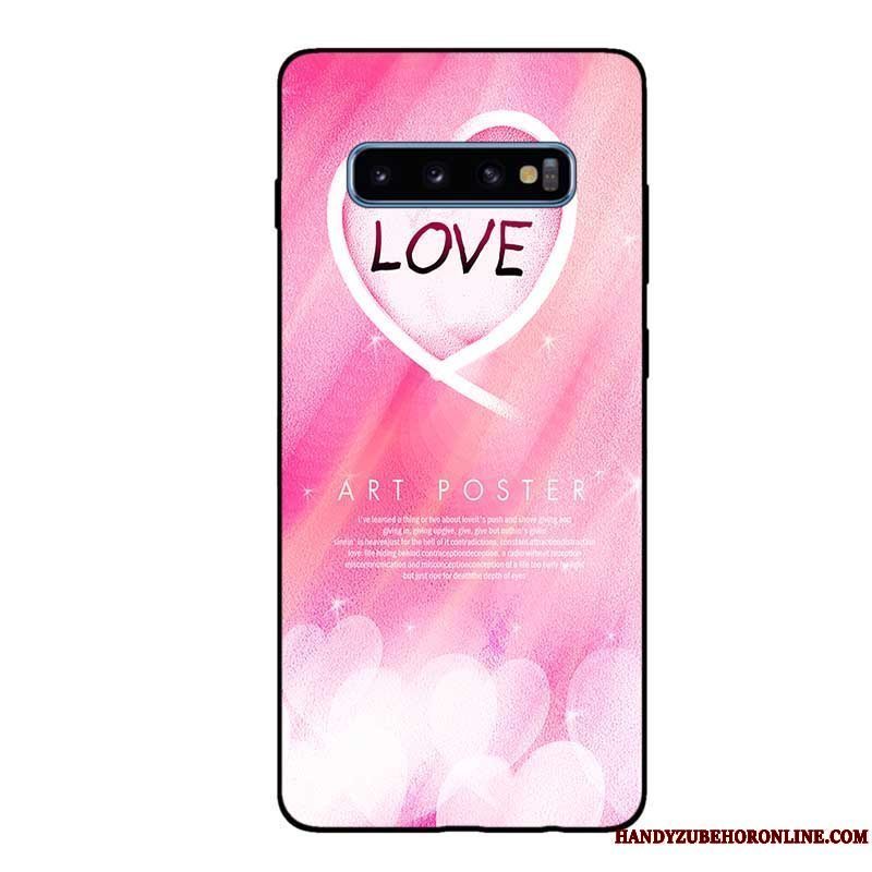 Etui Samsung Galaxy S10 Tasker Nubuck Anti-fald, Cover Samsung Galaxy S10 Beskyttelse Sort Tilpas