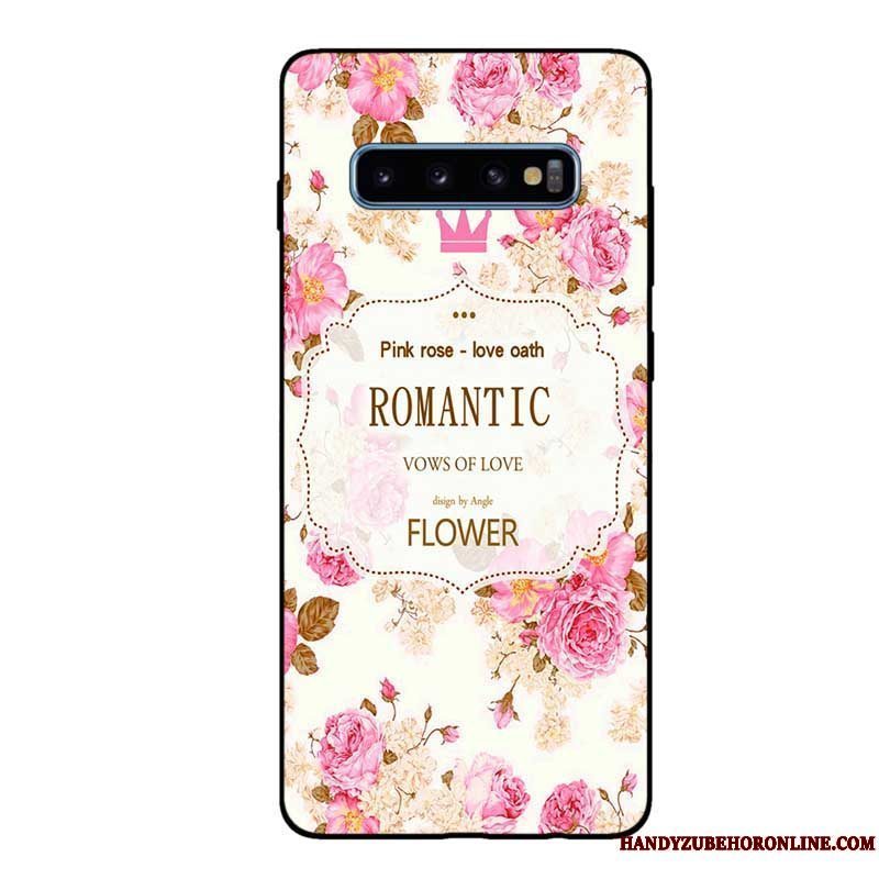 Etui Samsung Galaxy S10 Tasker Nubuck Anti-fald, Cover Samsung Galaxy S10 Beskyttelse Sort Tilpas