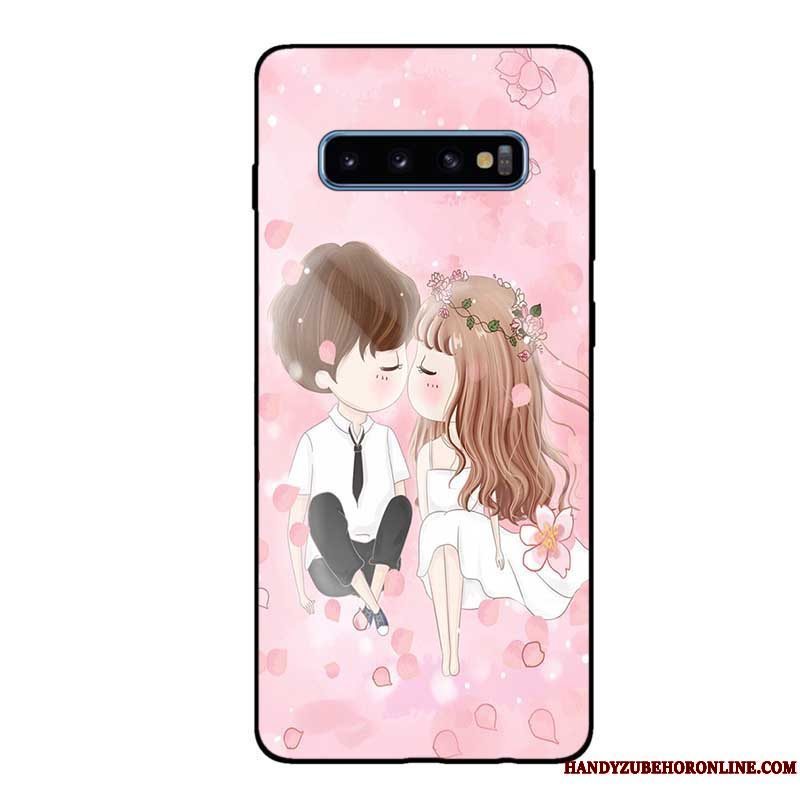 Etui Samsung Galaxy S10 Tasker Nubuck Anti-fald, Cover Samsung Galaxy S10 Beskyttelse Sort Tilpas