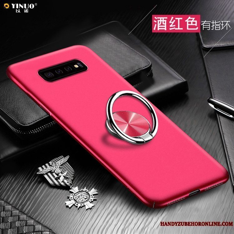 Etui Samsung Galaxy S10+ Telefonblå, Cover Samsung Galaxy S10+ Hård Pu