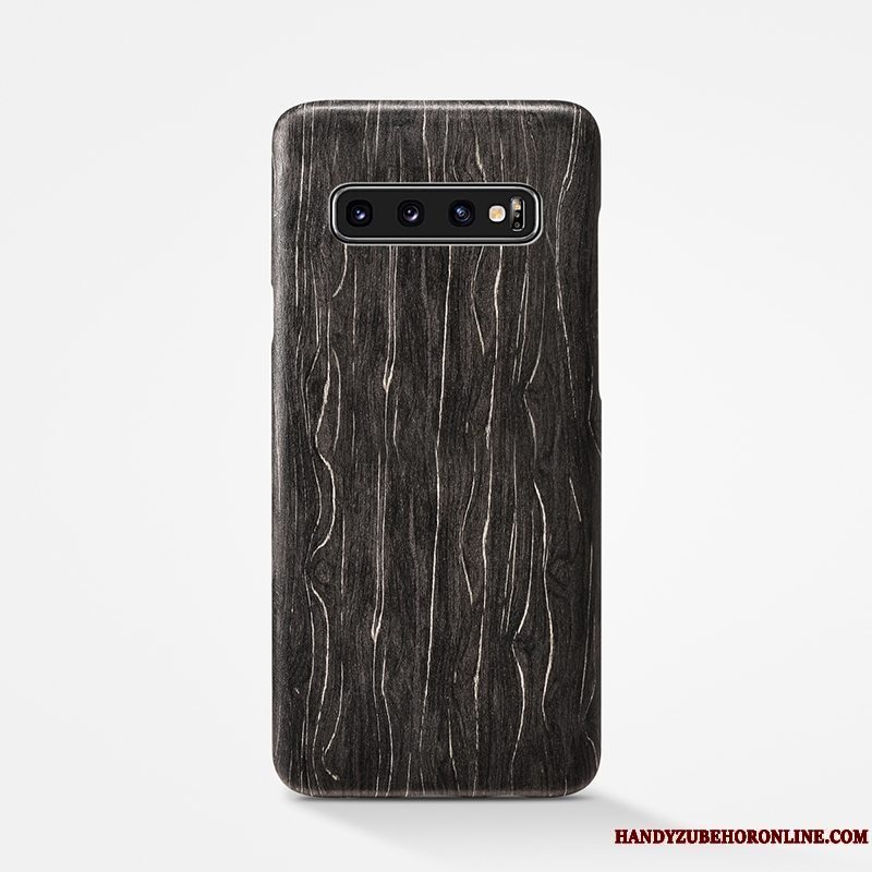 Etui Samsung Galaxy S10+ Træ Tynd Bagdæksel, Cover Samsung Galaxy S10+ Tasker Simple Træ