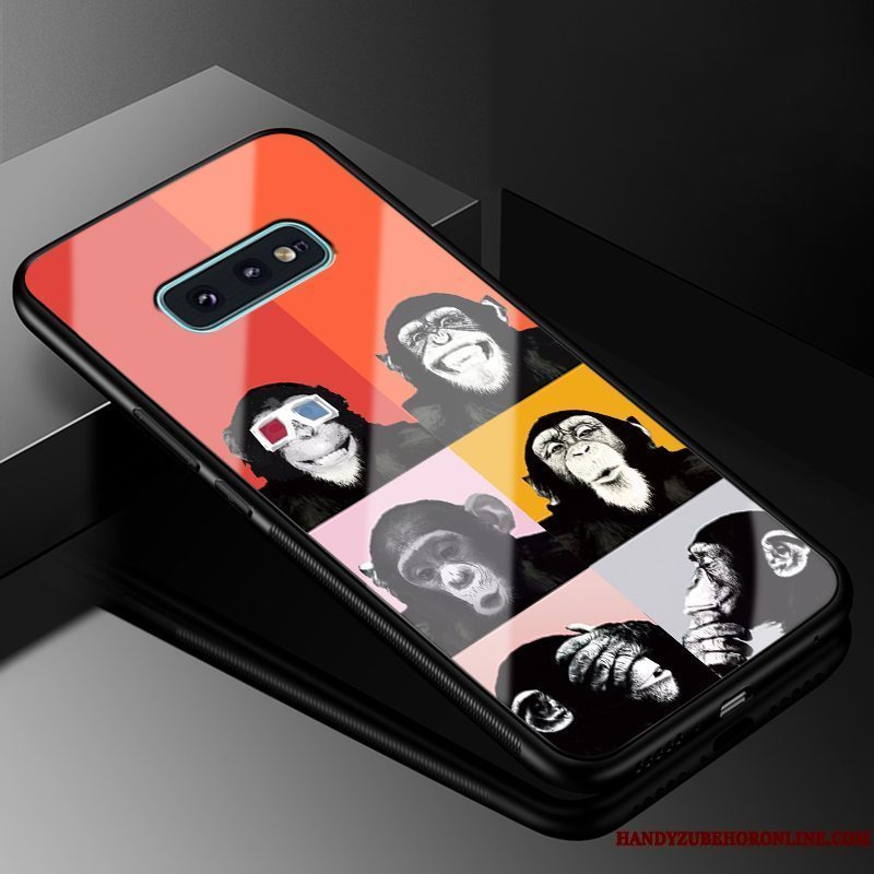 Etui Samsung Galaxy S10e Beskyttelse Glas Hvid, Cover Samsung Galaxy S10e Blød Anti-fald Telefon