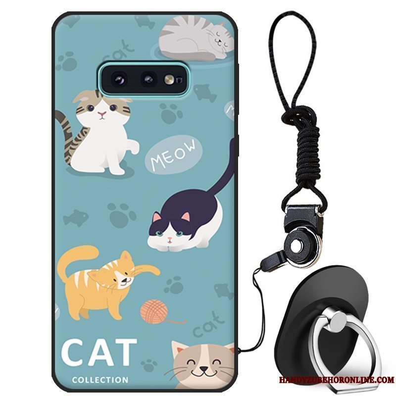 Etui Samsung Galaxy S10e Beskyttelse Smuk Anti-fald, Cover Samsung Galaxy S10e Cartoon Hvid Telefon