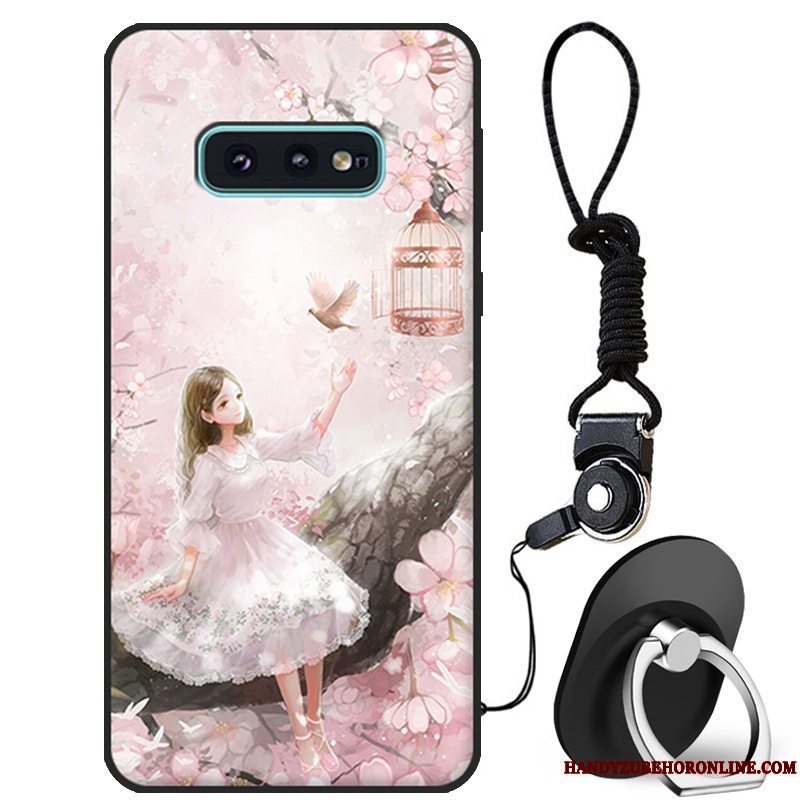 Etui Samsung Galaxy S10e Beskyttelse Smuk Anti-fald, Cover Samsung Galaxy S10e Cartoon Hvid Telefon