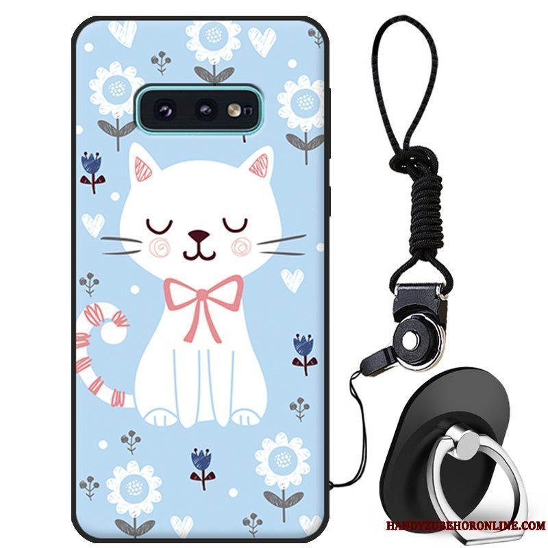 Etui Samsung Galaxy S10e Beskyttelse Smuk Anti-fald, Cover Samsung Galaxy S10e Cartoon Hvid Telefon