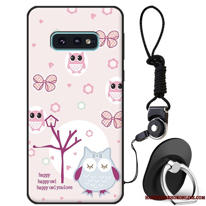 Etui Samsung Galaxy S10e Beskyttelse Smuk Anti-fald, Cover Samsung Galaxy S10e Cartoon Hvid Telefon