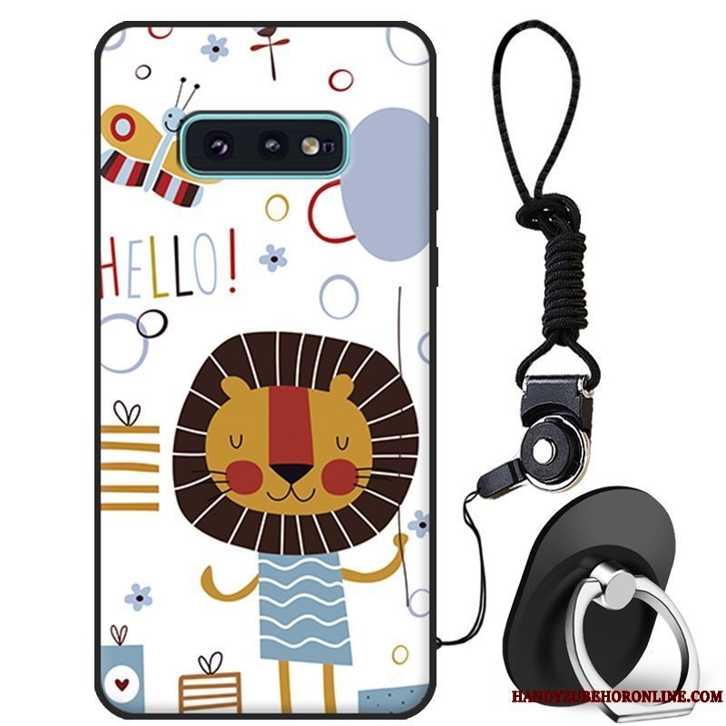 Etui Samsung Galaxy S10e Beskyttelse Smuk Anti-fald, Cover Samsung Galaxy S10e Cartoon Hvid Telefon