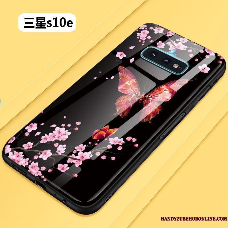 Etui Samsung Galaxy S10e Beskyttelse Telefonglas, Cover Samsung Galaxy S10e Kreativ Blomster Hård