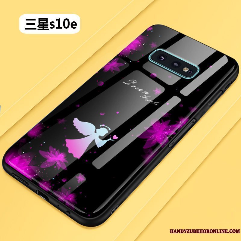 Etui Samsung Galaxy S10e Beskyttelse Telefonglas, Cover Samsung Galaxy S10e Kreativ Blomster Hård