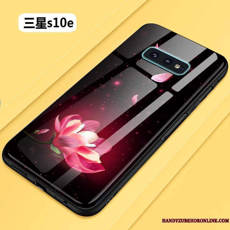 Etui Samsung Galaxy S10e Beskyttelse Telefonglas, Cover Samsung Galaxy S10e Kreativ Blomster Hård