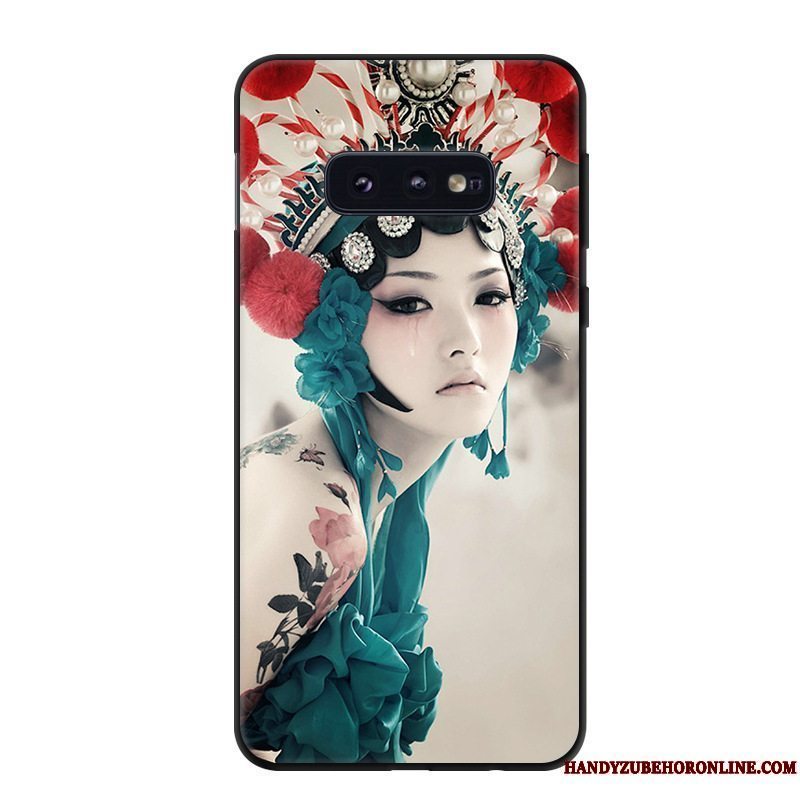 Etui Samsung Galaxy S10e Blød Af Personlighed Grøn, Cover Samsung Galaxy S10e Beskyttelse Anti-fald Telefon