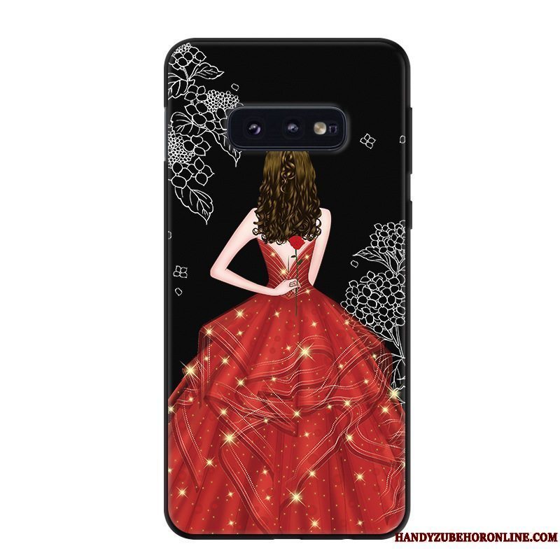 Etui Samsung Galaxy S10e Blød Af Personlighed Grøn, Cover Samsung Galaxy S10e Beskyttelse Anti-fald Telefon