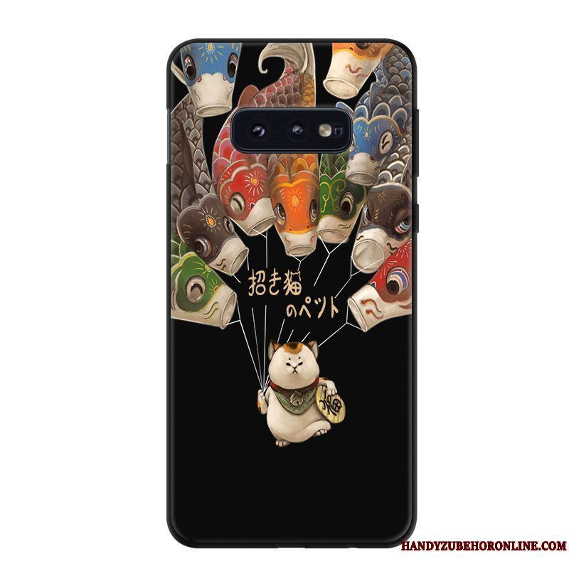 Etui Samsung Galaxy S10e Blød Af Personlighed Grøn, Cover Samsung Galaxy S10e Beskyttelse Anti-fald Telefon