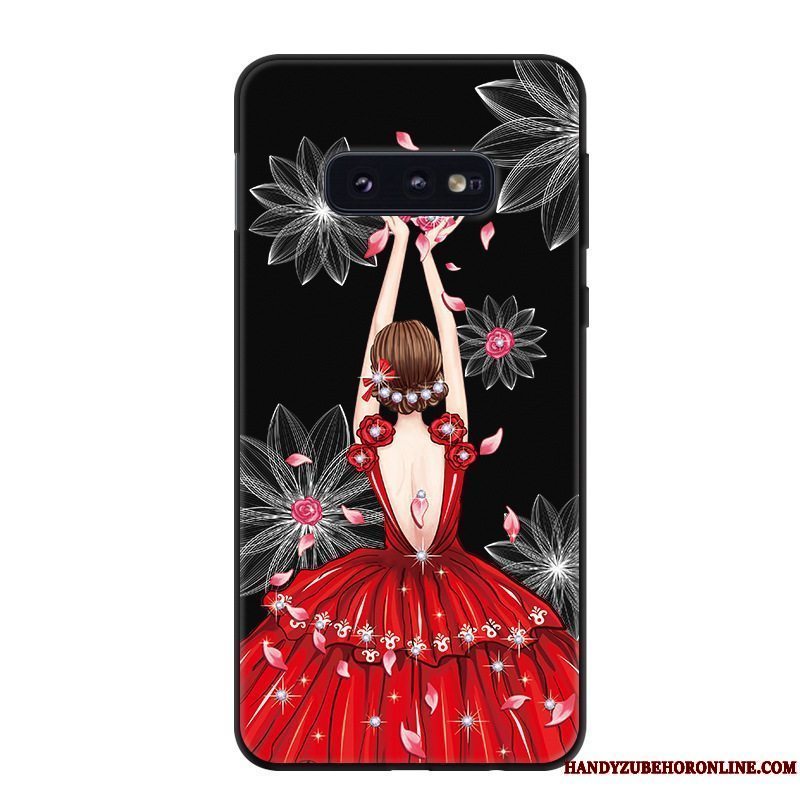 Etui Samsung Galaxy S10e Blød Af Personlighed Grøn, Cover Samsung Galaxy S10e Beskyttelse Anti-fald Telefon