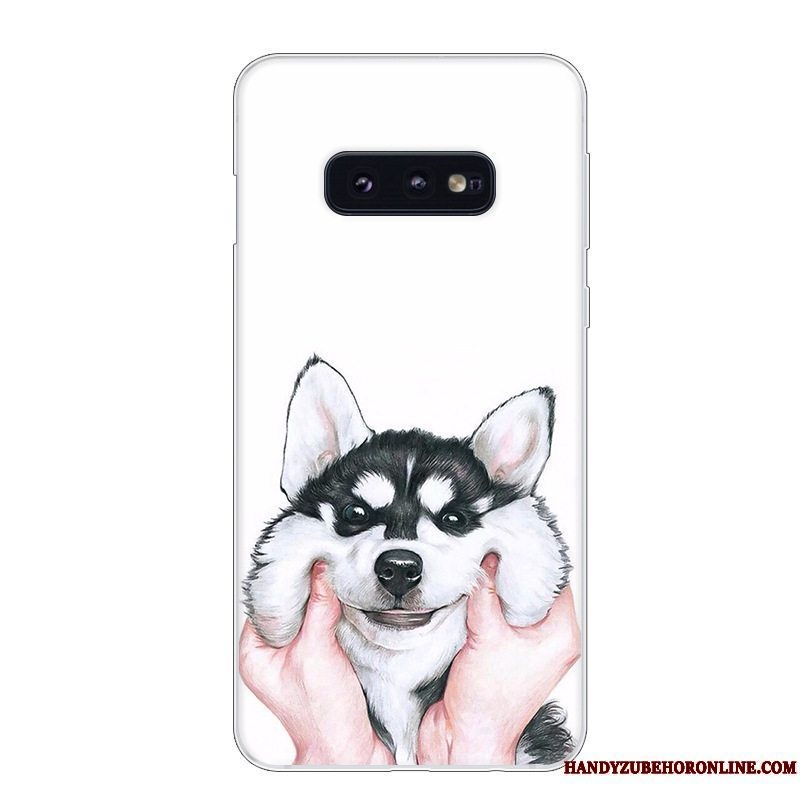 Etui Samsung Galaxy S10e Blød Blå Hvid, Cover Samsung Galaxy S10e Silikone Anti-fald Telefon