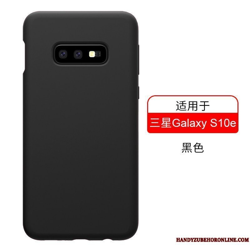 Etui Samsung Galaxy S10e Blød Blå Telefon, Cover Samsung Galaxy S10e Tasker Guld Anti-fald