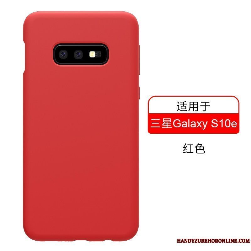 Etui Samsung Galaxy S10e Blød Blå Telefon, Cover Samsung Galaxy S10e Tasker Guld Anti-fald