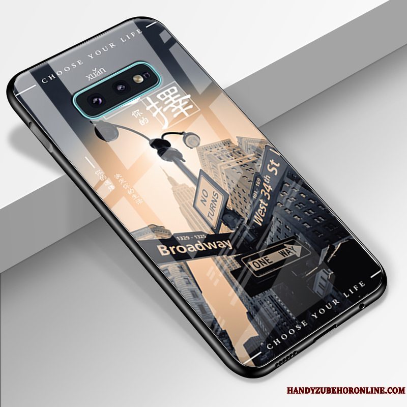 Etui Samsung Galaxy S10e Blød Hård Glas, Cover Samsung Galaxy S10e Silikone Trend Telefon