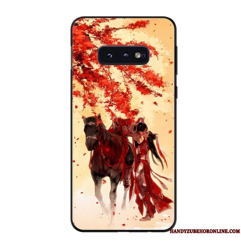 Etui Samsung Galaxy S10e Blød Nubuck Frisk, Cover Samsung Galaxy S10e Beskyttelse Grøn Af Personlighed