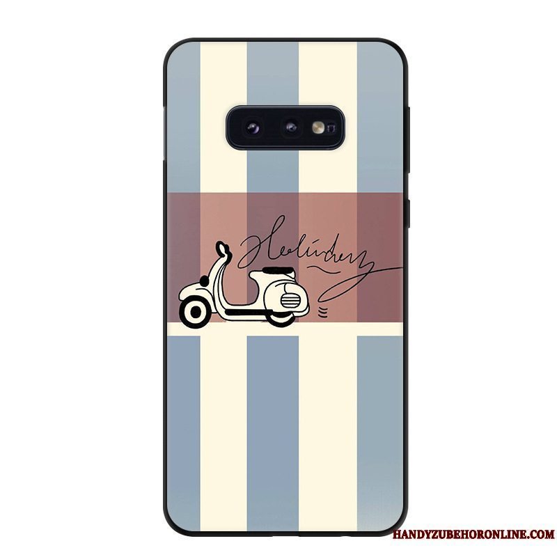 Etui Samsung Galaxy S10e Blød Nubuck Frisk, Cover Samsung Galaxy S10e Beskyttelse Grøn Af Personlighed