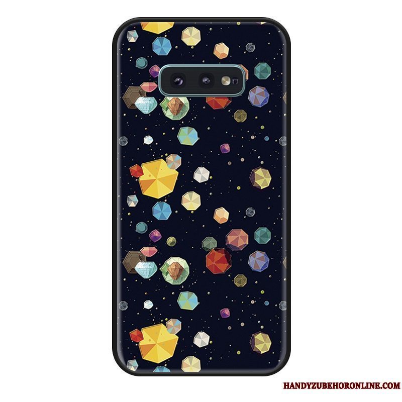 Etui Samsung Galaxy S10e Cartoon Stjerneklar Telefon, Cover Samsung Galaxy S10e Tasker Af Personlighed Blå