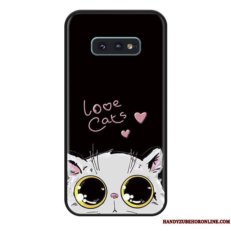 Etui Samsung Galaxy S10e Cartoon Trend Kat, Cover Samsung Galaxy S10e Kreativ Anti-fald Stor