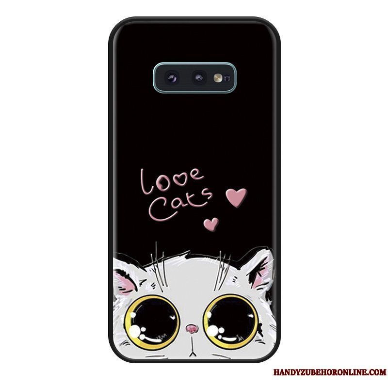 Etui Samsung Galaxy S10e Cartoon Trend Kat, Cover Samsung Galaxy S10e Kreativ Anti-fald Stor