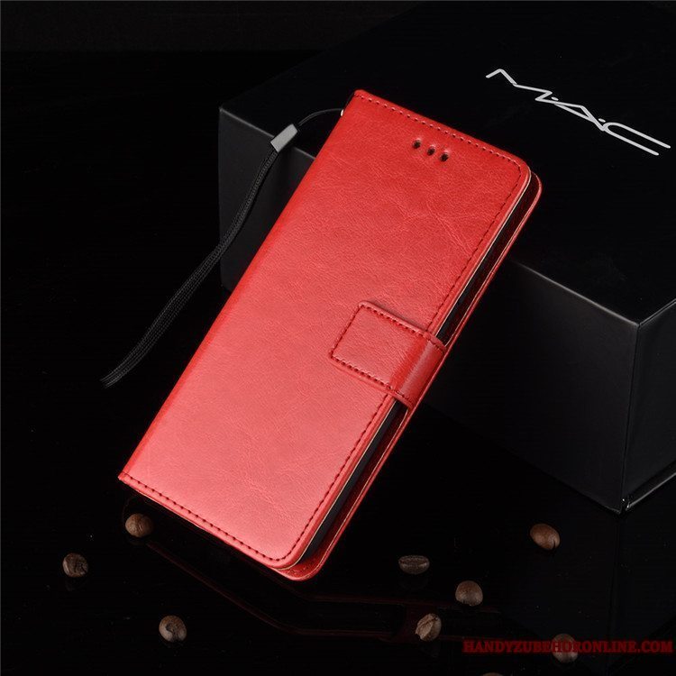 Etui Samsung Galaxy S10e Folio Mønster Telefon, Cover Samsung Galaxy S10e Beskyttelse Rød