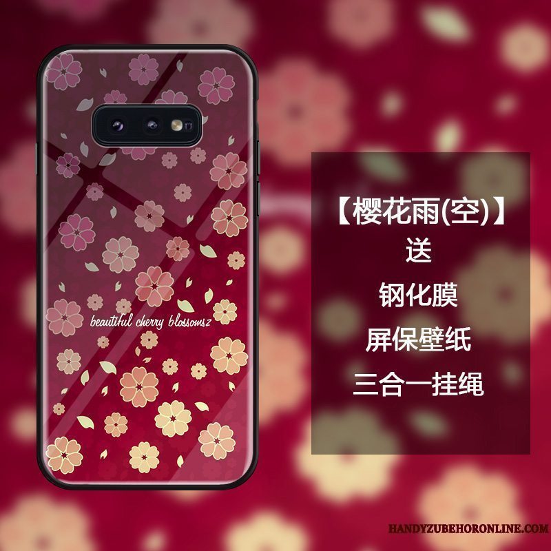 Etui Samsung Galaxy S10e Kreativ Af Personlighed Rød, Cover Samsung Galaxy S10e Tasker Telefontrendy
