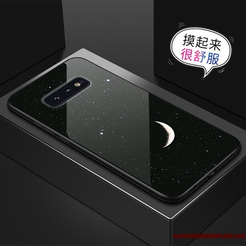 Etui Samsung Galaxy S10e Kreativ Grøn Telefon, Cover Samsung Galaxy S10e Anti-fald Glas