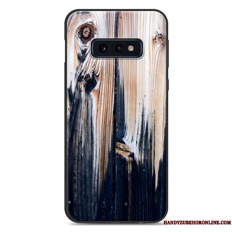 Etui Samsung Galaxy S10e Kreativ Net Red Blå, Cover Samsung Galaxy S10e Tasker Af Personlighed Anti-fald